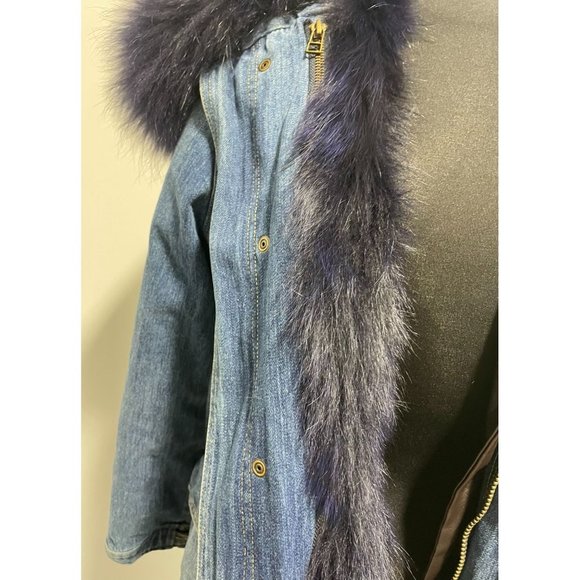 Mr. & Mrs. Italy Patchwork Fur Lined Parka - Picture 4 of 16